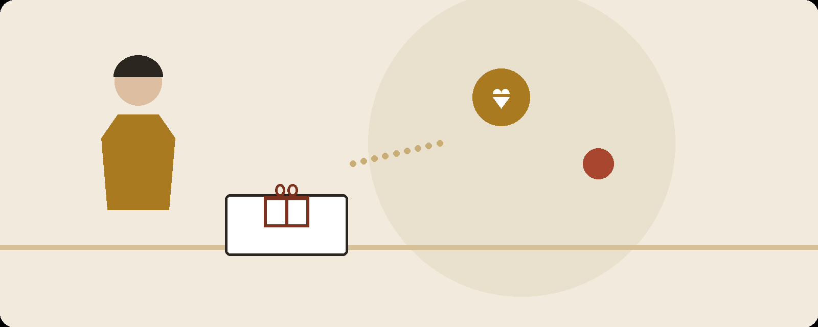 Illustration representing selling handmade and vintage goods on Etsy