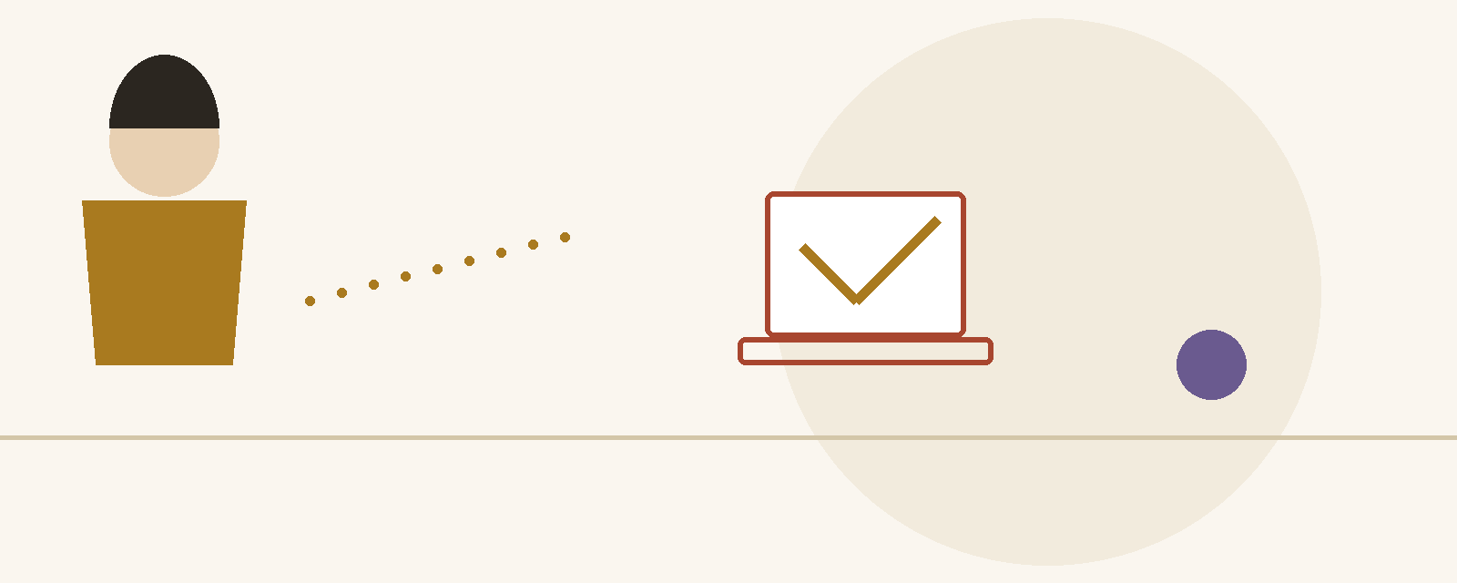 Illustration representing freelance writing, design, and development services
