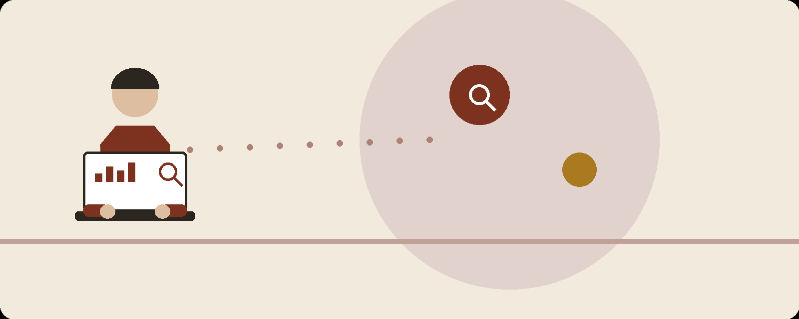 Illustration representing freelance paid search marketing