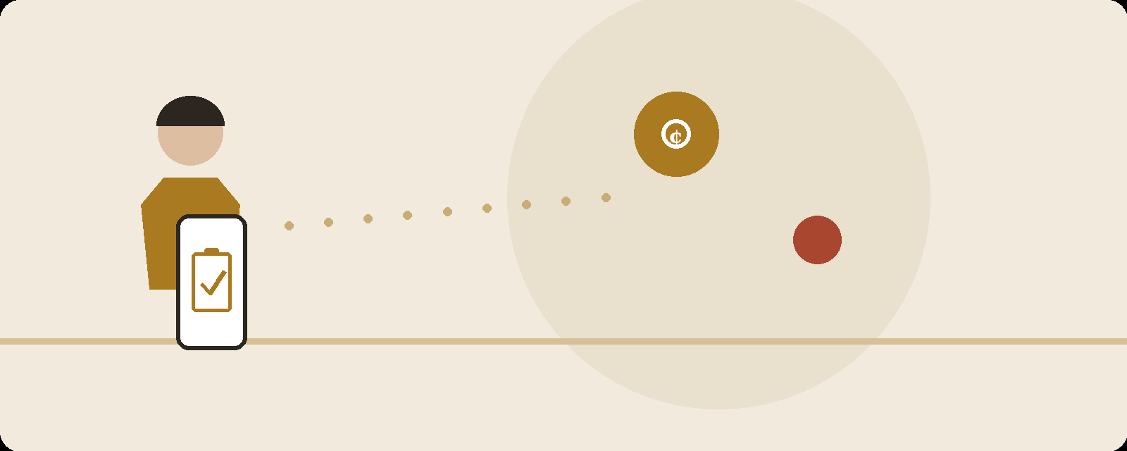Illustration representing paid micro-surveys