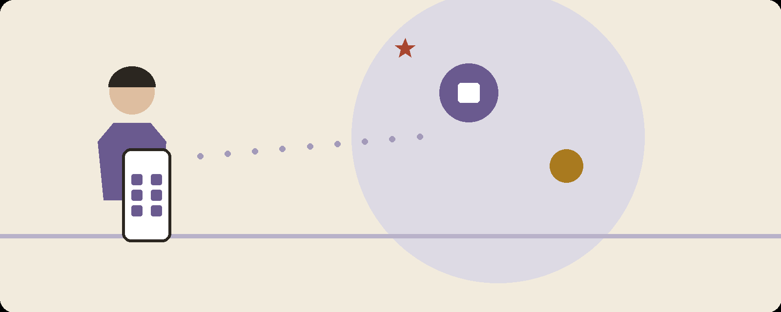 Illustration representing mobile app ads and in-app revenue